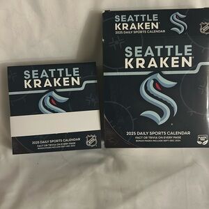 Seattle Kraken NHL 2025 boxed Sports Calendar